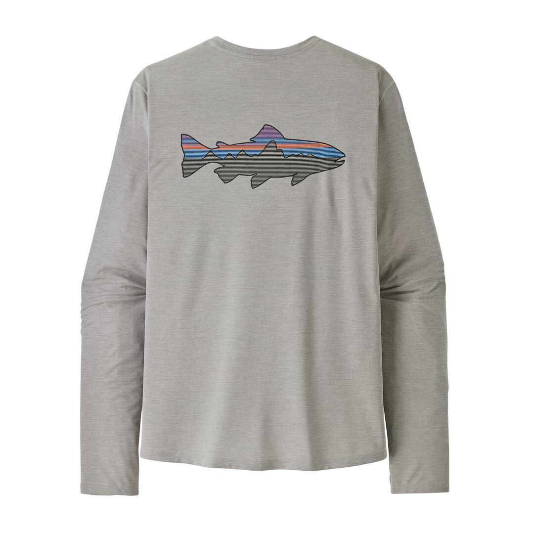 Patagonia Long-Sleeved Capilene® Cool Sun Shirt - Fitz Roy Trout