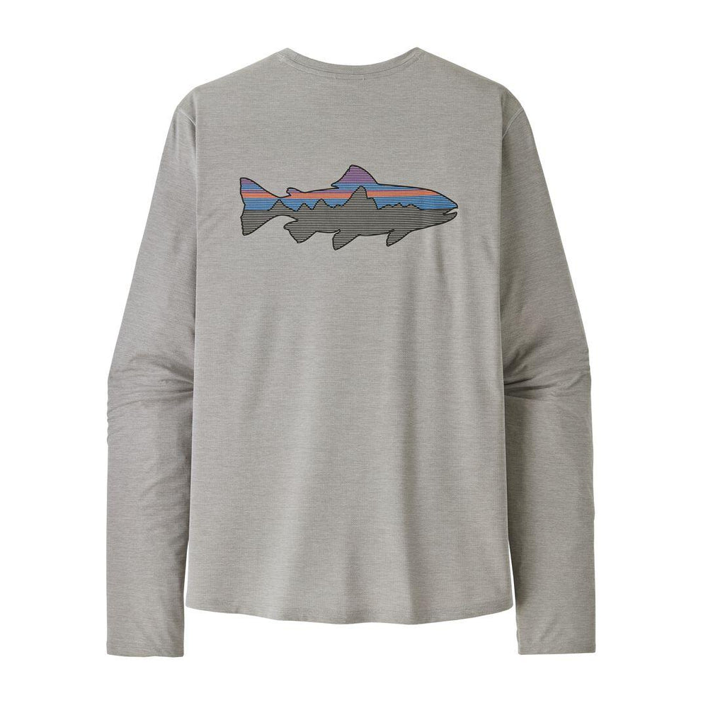 Patagonia Long-Sleeved Capilene® Cool Sun Shirt - Fitz Roy Trout