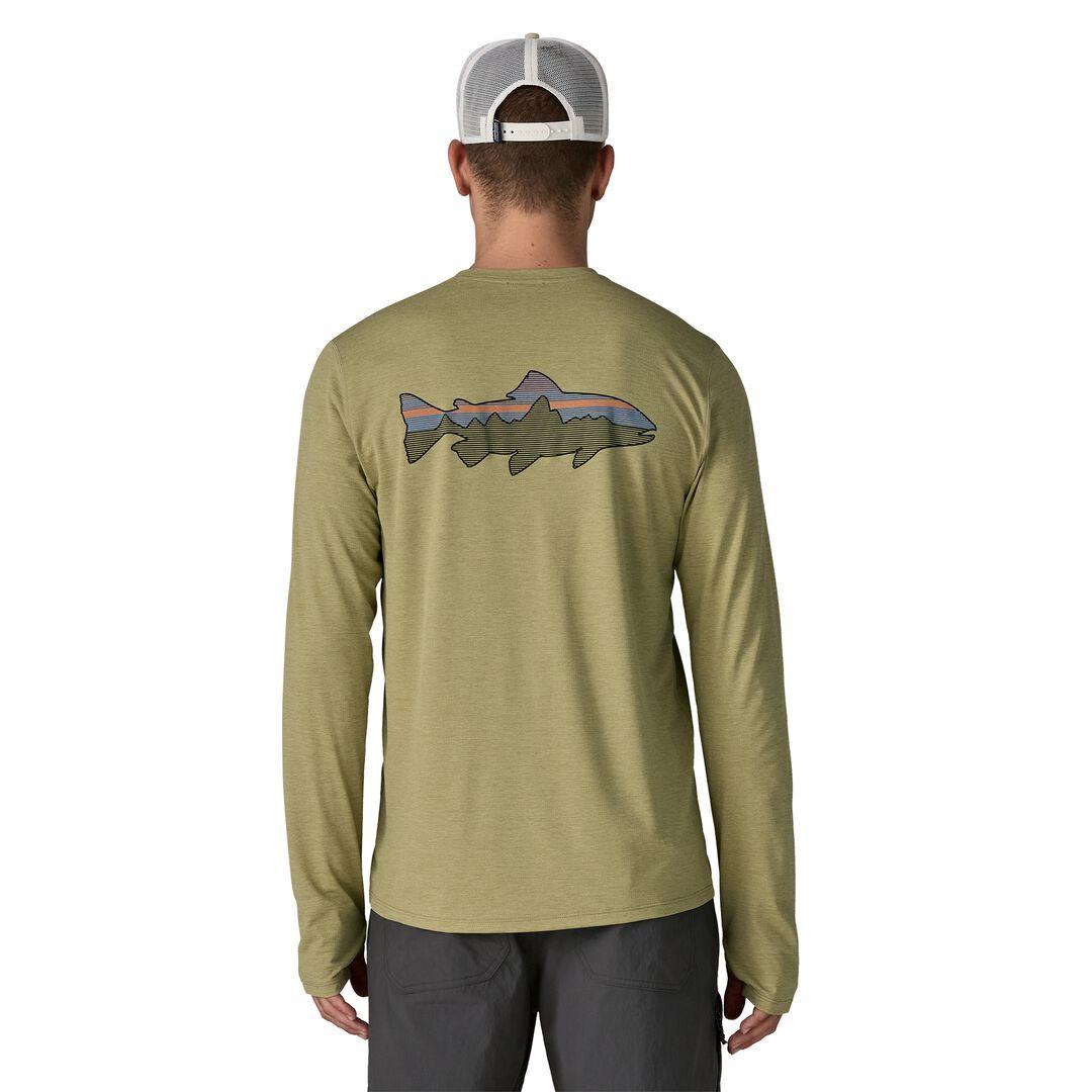 Patagonia Long-Sleeved Capilene® Cool Sun Shirt - Fitz Roy Trout