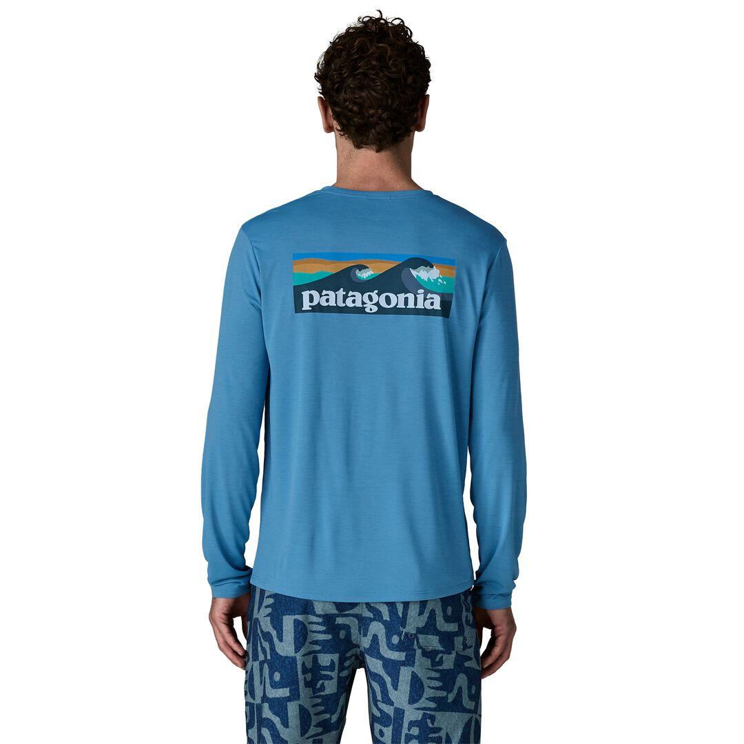 Patagonia Long-Sleeved Capilene® Cool Daily Shirt - Boardshort Logo