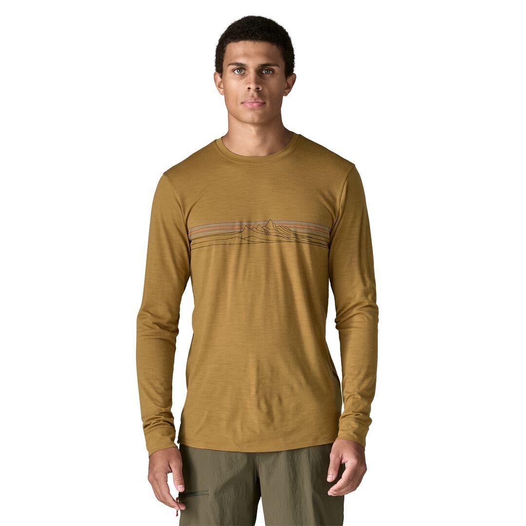 Patagonia Long-Sleeved Capilene® Cool Merino Blend Graphic Shirt