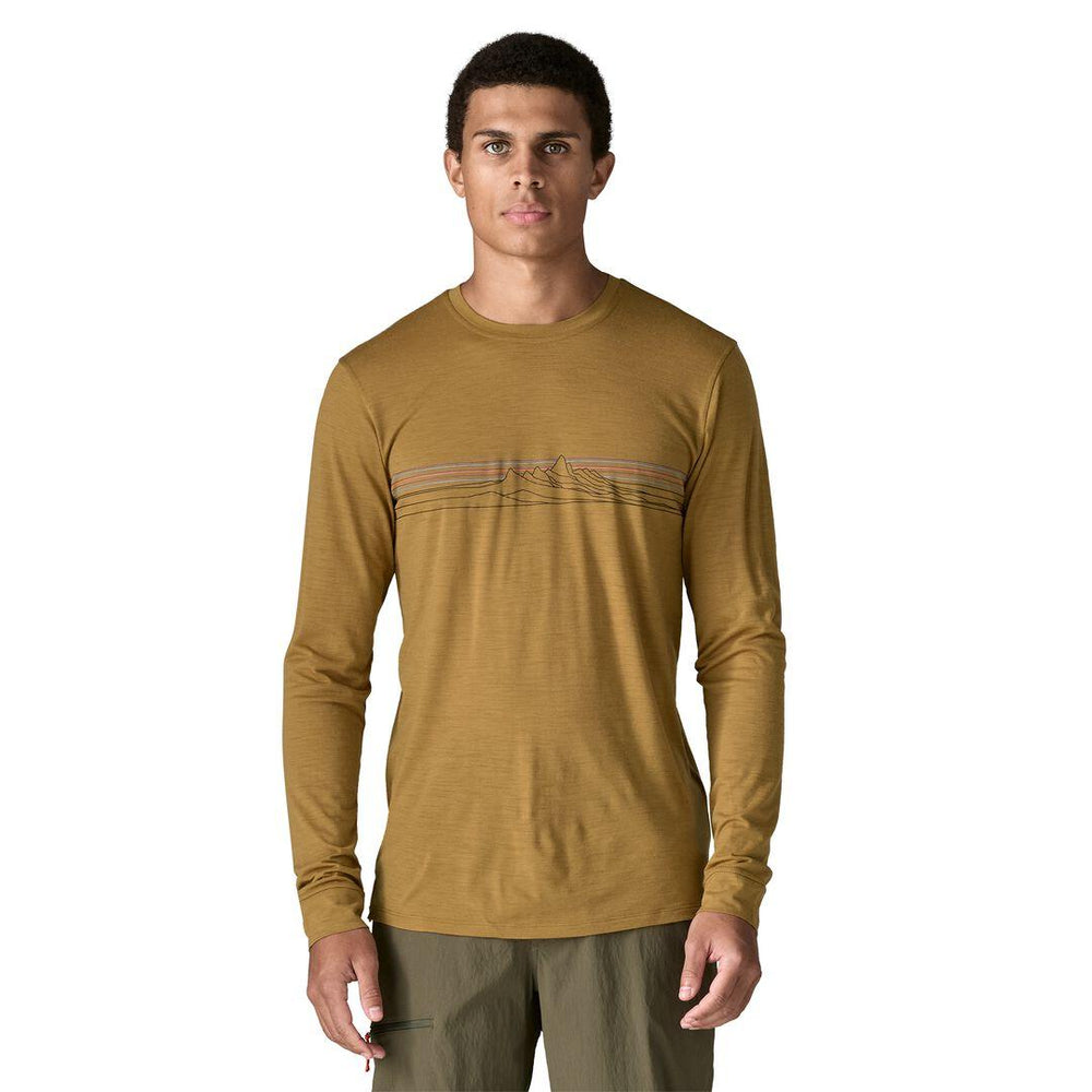 Patagonia Long-Sleeved Capilene® Cool Merino Blend Graphic Shirt
