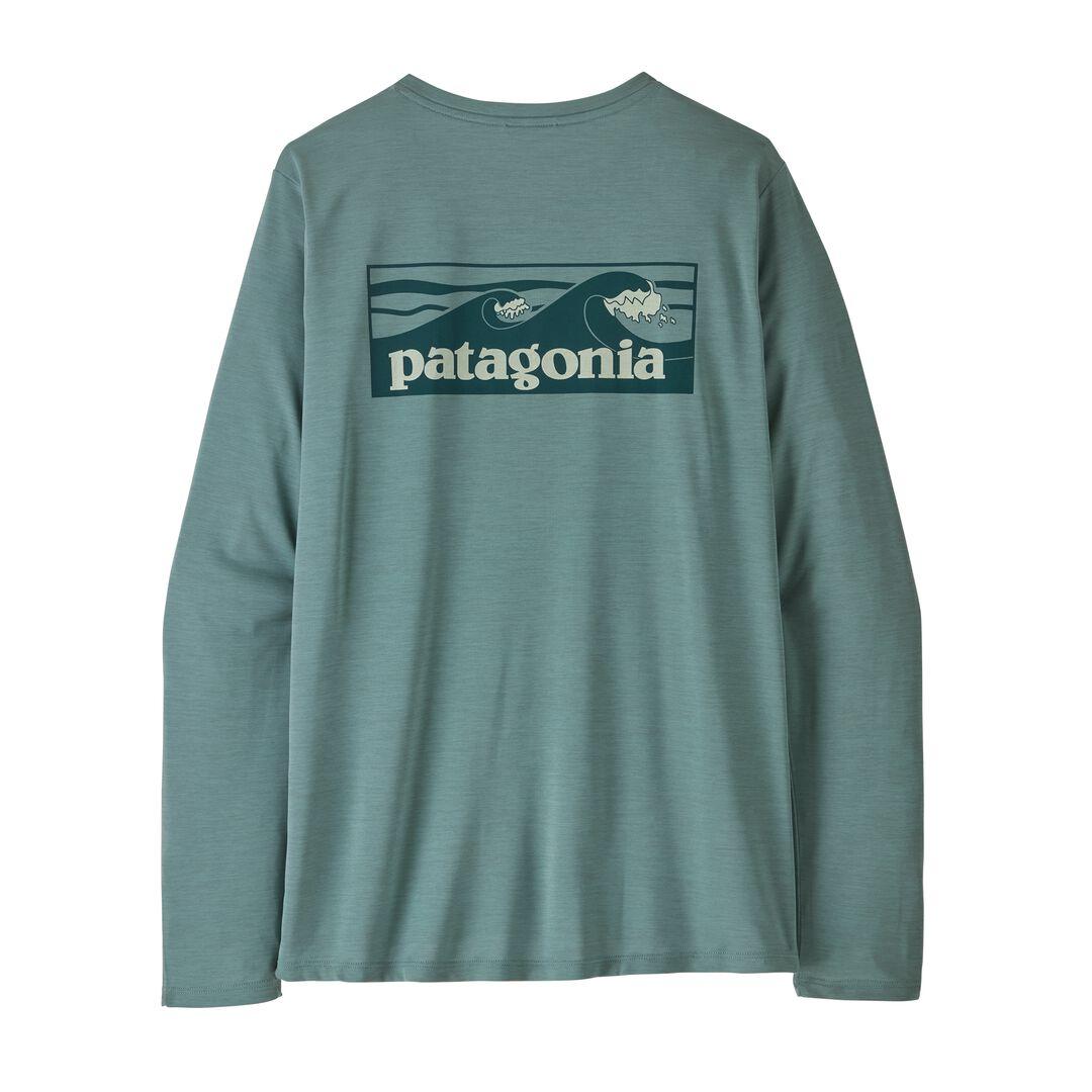 Patagonia Long-Sleeved Capilene® Cool Daily Shirt - Boardshort Logo