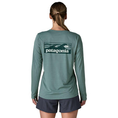 Patagonia Long-Sleeved Capilene® Cool Daily Shirt - Boardshort Logo