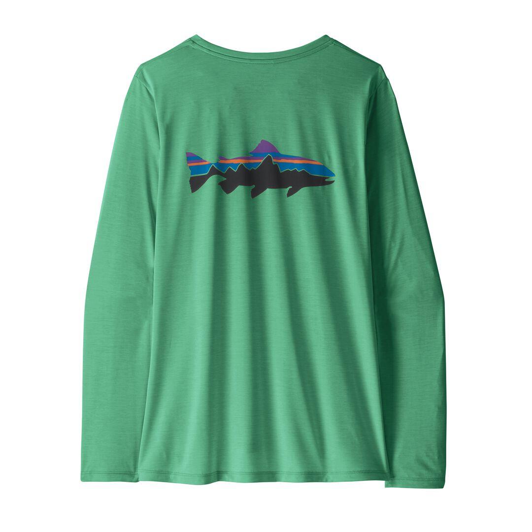 Patagonia Long-Sleeved Capilene® Cool Daily Shirt - Fitz Roy Trout