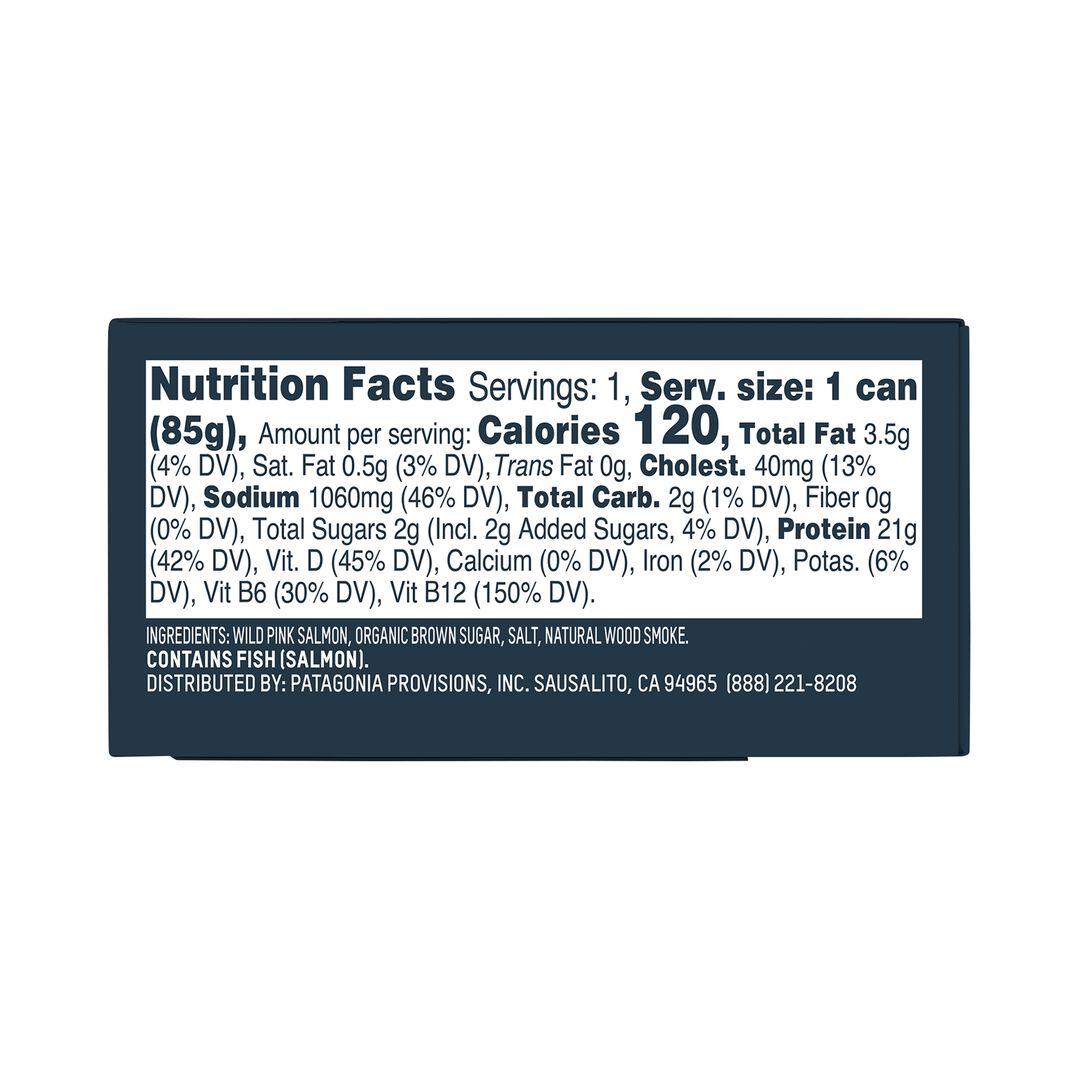 Patagonia Provisions Canned Smoked Wild Pink Salmon