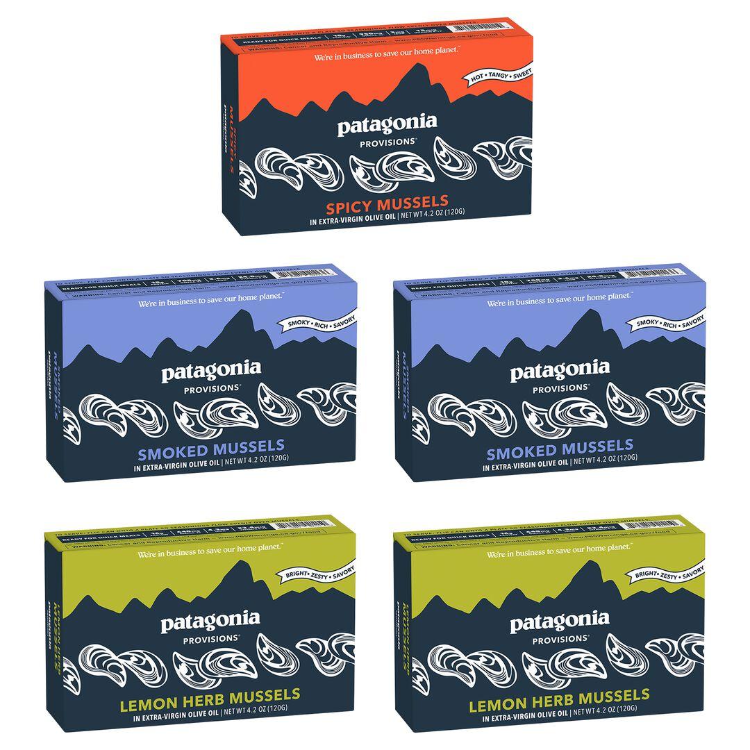 Patagonia Provisions Tinned Mussels Variety Pack