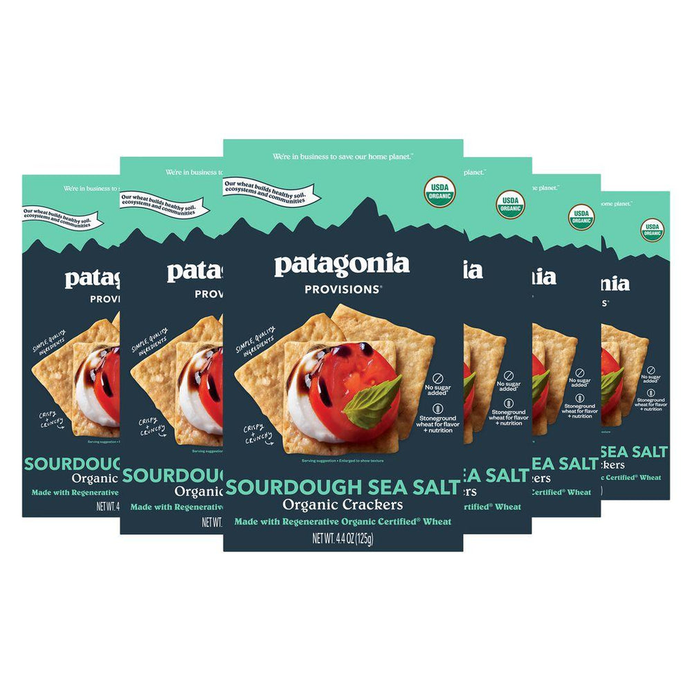 Patagonia Provisions Organic Sourdough Sea Salt Crackers